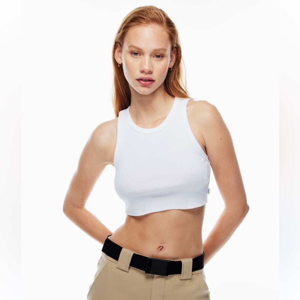 TNA Racer Back Cropped Tank *TAN*